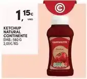 Continente Continente - ketchup natural promoção