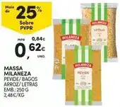 Continente Milaneza - massa promoção