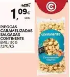Continente Continente - pipocas caramelizadas salgadas promoção