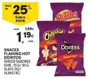 Continente Doritos - snacks flaming hot promoção