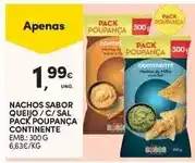 Continente Continente - nachos sabor queijo/c/sal promoção