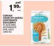 Continente Continente - cereais crunchy muesli promoção