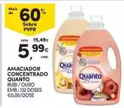 Continente Quanto - amaciador concentrado promoção