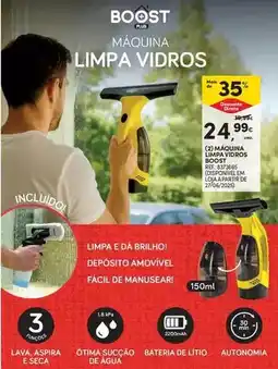Continente Boost - máquina limpa vidros promoção