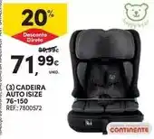 Continente Continente - cadeira auto isize promoção