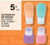 Continente Frascos de viagem promoção