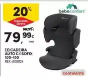 Continente Bébé confort - cadeira auto c/isofix promoção