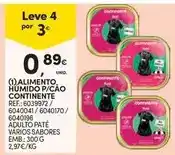 Continente Continente - alimento humido p/cao promoção