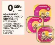 Continente Continente - alimento humido p/ gato promoção
