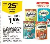 Continente Snack p/gato promoção