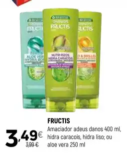 Coviran FRUCTIS Amaciador adeus danos, hidra caracoís, hidra liso; ou aloe vera promoção