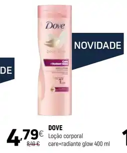 Coviran DOVE Loção corporal care+radiante glow promoção