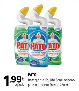 PATO Detergente liquido Sem1 oceano, pine ou menta fresca