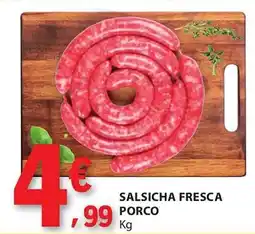 E.Leclerc Salsicha fresca porco promoção