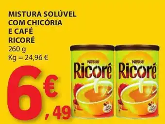 E.Leclerc Mistura solúvel com chicória e café ricoré promoção