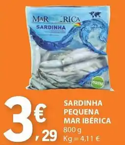 E.Leclerc Sardinha pequena mar ibérica promoção