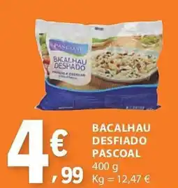 E.Leclerc Bacalhau desfiado pascoal promoção