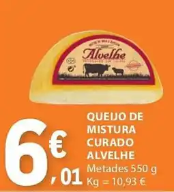 E.Leclerc Queijo de mistura curado alvelhe promoção