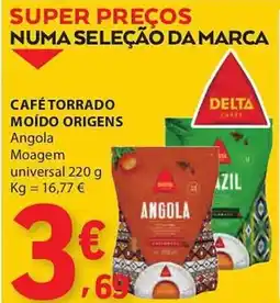 E.Leclerc Café torrado moído origens promoção