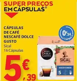 E.Leclerc Cápsulas de café nescafé dolce promoção