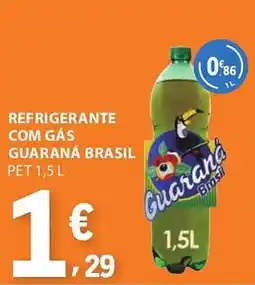 E.Leclerc Refrigerante com gás guaraná brasil pet promoção
