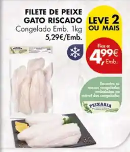 Pingo Doce Filete de peixe gato riscado congelado promoção