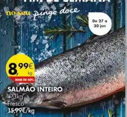 Pingo Doce Salmão inteiro promoção