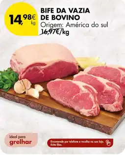 Pingo Doce Bife da vazia de bovino promoção