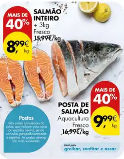 Pingo Doce Salmão inteiro promoção
