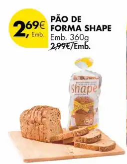 Pingo Doce Pão de forma shape promoção