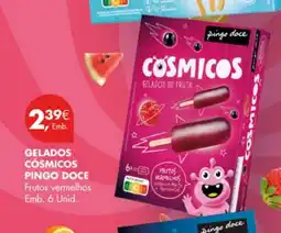 Pingo Doce Gelados cósmicos pingo doce promoção