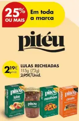 Pingo Doce Lulas recheadas promoção