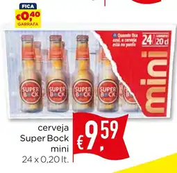 Bolama cerveja Super Bock mini promoção
