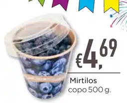 Bolama Mirtilos copo promoção