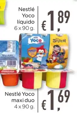 Bolama Nestlé Yoco líquido promoção