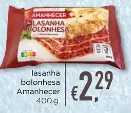 Bolama lasanha bolonhesa Amanhecer promoção