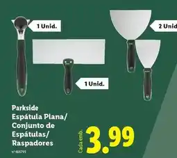 Lidl Parkside - parkside espatula plana/ conjunto de espátulas/ raspadores promoção