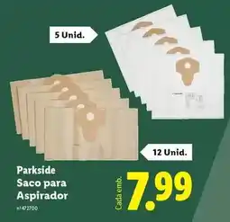 Lidl Parkside - saco para aspirador promoção