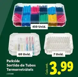 Lidl Parkside - parkside sortido de tubos promoção
