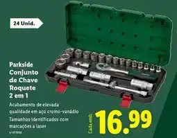Lidl Parkside - parkside conjunto de chave roquete 2 em 1 promoção