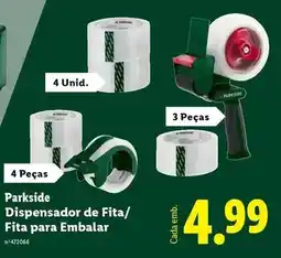 Lidl Parkside - parkside dispensador de fita/fita para embalar promoção