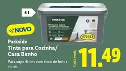 Lidl Parkside - parkside tinta para cozinha/ casa banho promoção