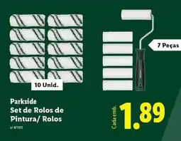 Lidl Parkside - parkside pintura/rolos promoção