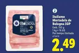 Lidl Italiamo - mortadela de bologna igp promoção