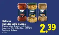 Lidl Italiamo - entradas estilo italiano promoção