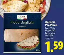 Lidl Italiamo - pão plano promoção