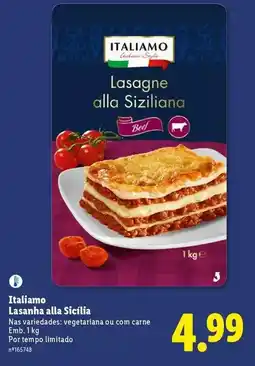 Lidl Italiamo - lasagna alla sicilia promoção