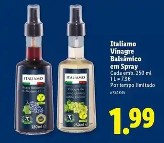 Lidl Italiamo - vinagre balsámico em spray promoção