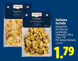 Lidl Italiamo - farfalle promoção