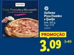 Lidl Italiamo - pizza fiambre e queijo promoção